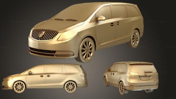 Автомобили и транспорт (Buick GL8 2011, CARS_0907) 3D модель для ЧПУ станка